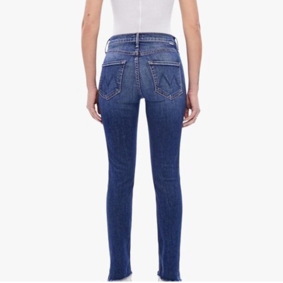 Mother The Mid Rise Dazzler Ankle Step Fray - size 25 - Picture 2 of 9